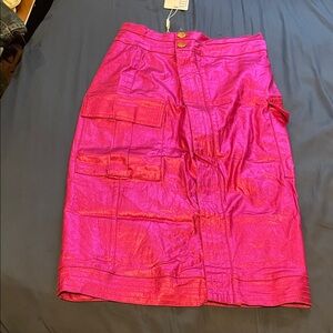 Miu Miu Vibrant Pink Pencil Skirt